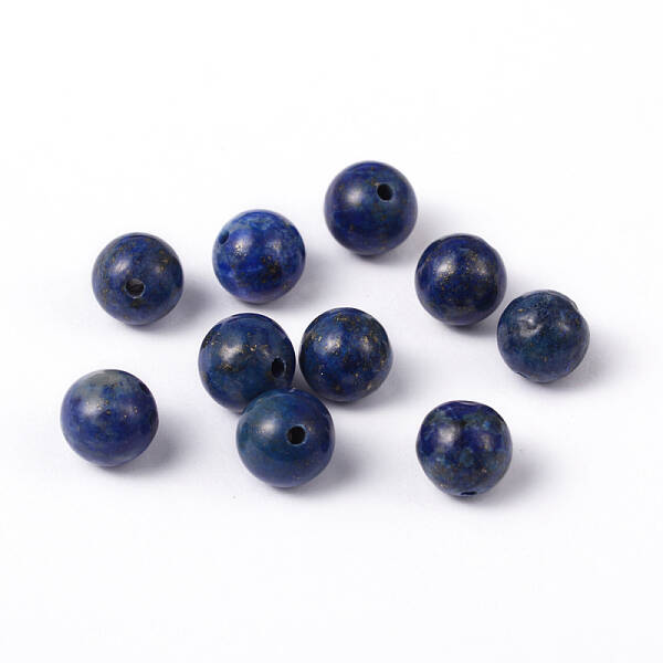 Natural Lapis Lazuli Round Beads