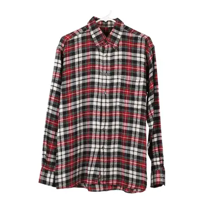 Unbranded Checked Flannel Shirt - Large Red Cotton