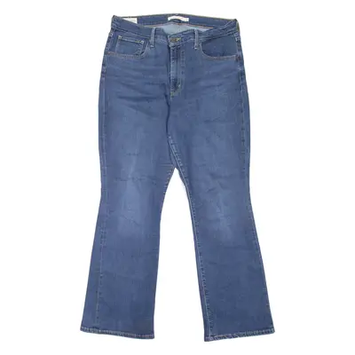 LEVI'S 725 High Rise BIG E Womens Jeans Blue Regular Bootcut W32 L28