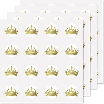 8 Sheets Plastic Waterproof Self-Adhesive Picture Stickers