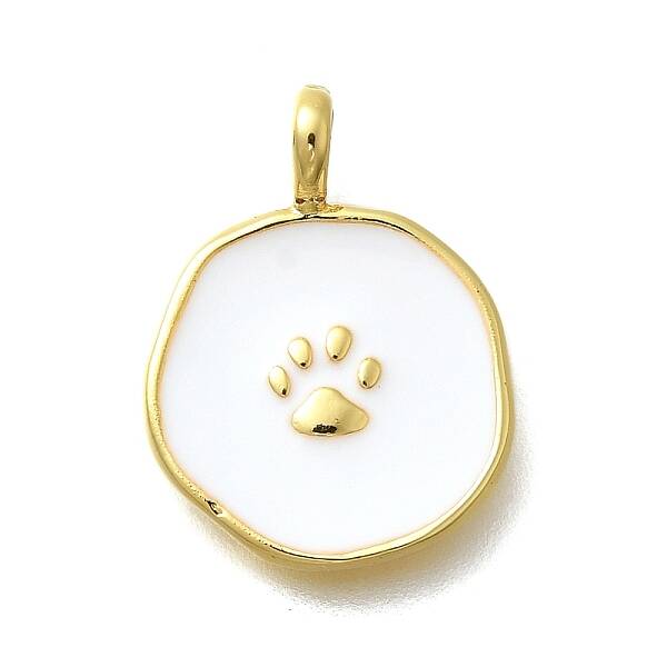 Brass with Enamel Pendants