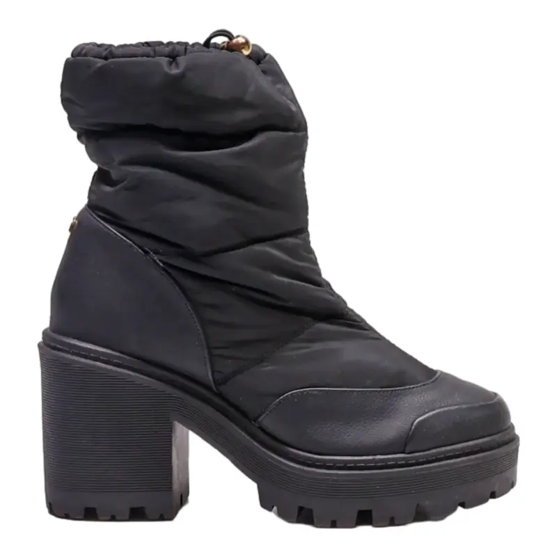 RIVER ISLAND Ankle Boots Black Synthetic Womens UK 4