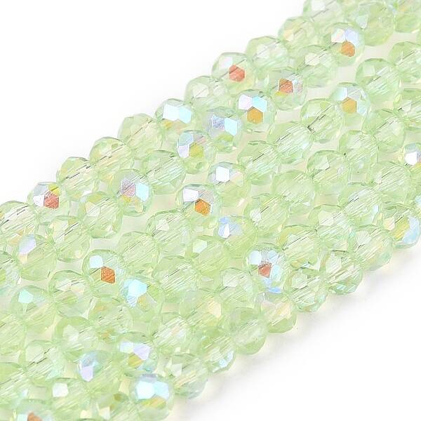 Electroplate Glass Beads Strands