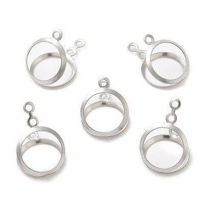 Non-Tarnish 316 Stainless Steel Pendant Cabochon Settings