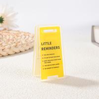 Acrylic Desktop Plaque, 1 Count Little Reminders Letter Desktop Plaque, Desktop Reminder Label for Home Office, Home Decor, R...