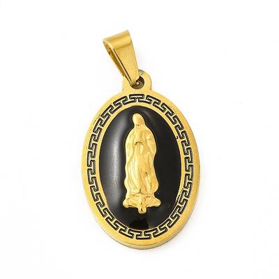 PVD Vacuum Plating 304 Stainless Steel Enamel Pendants