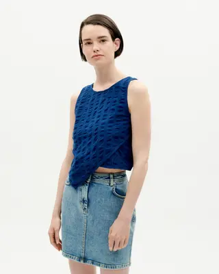 Blouse Eda Navy | Color: NAVY | Size: M