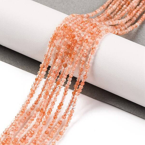 Natural Sunstone Beads Strands