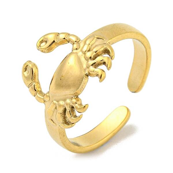 304 Stainless Steel Open Cuff Ring