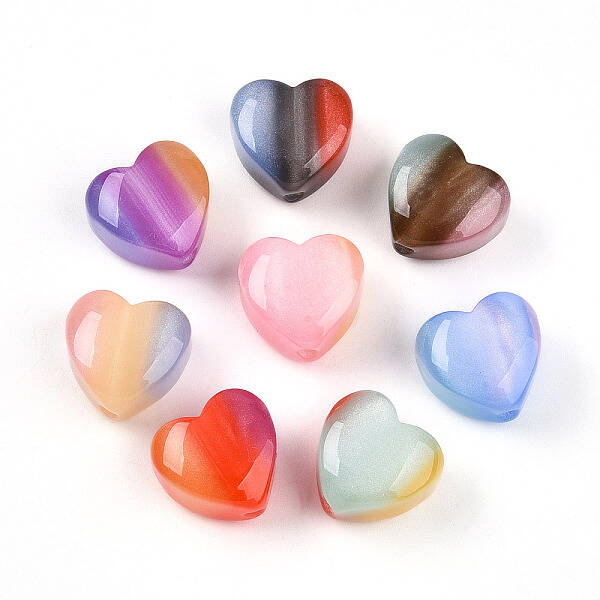 Opaque Resin Beads