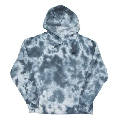 CHAMPION Mens Blue Hoodie L