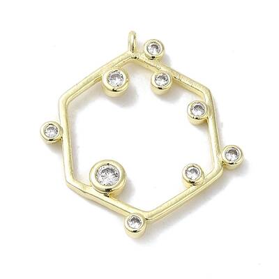 Brass Cubic Zirconia Pendant