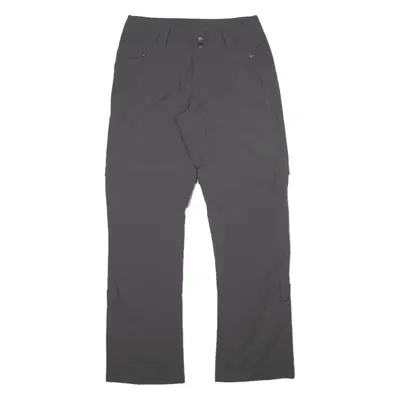 THE NORTH FACE Detachable Legs Womens Trousers Grey Straight Nylon W30 L32