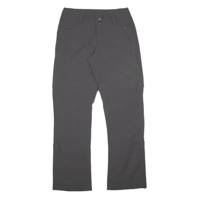 THE NORTH FACE Detachable Legs Womens Trousers Grey Straight Nylon W30 L32