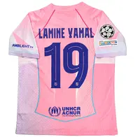 Men's 25/26 Pink Special Edition Jersey / Size 19 Jersey / Sports Football T-Shirt / Fan T-Shirt woman  jersey lamine yamal f...