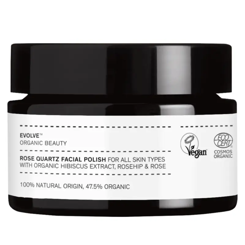 Evolve organic beauty Rose Quartz Face Polish 30ml