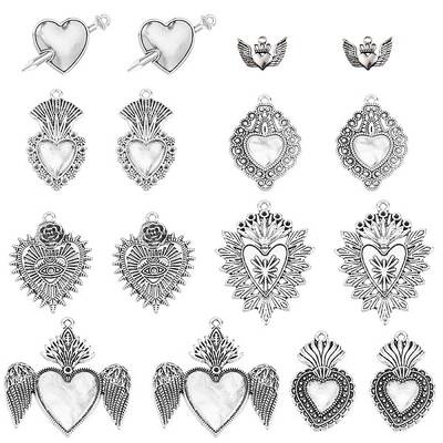 8 Styles Tibetan Style Alloy Pendants