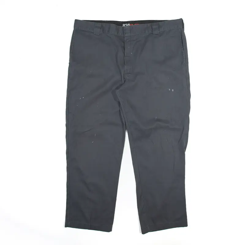 DICKIES 874 Trousers Grey Regular Straight Mens W44 L30