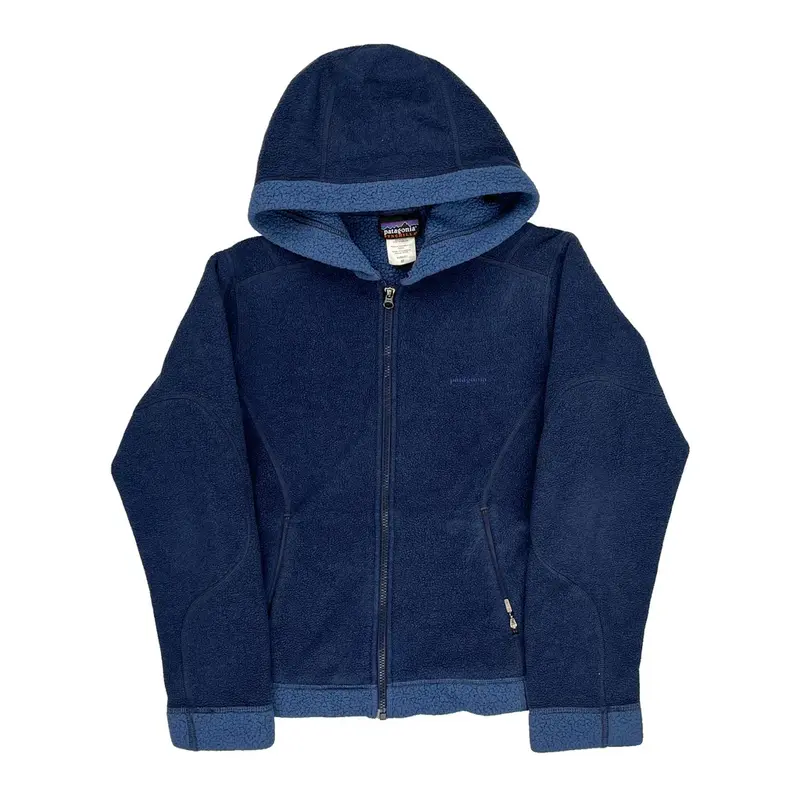 Synchilla Patagonia Fleece Jacket - Medium Blue Polyester