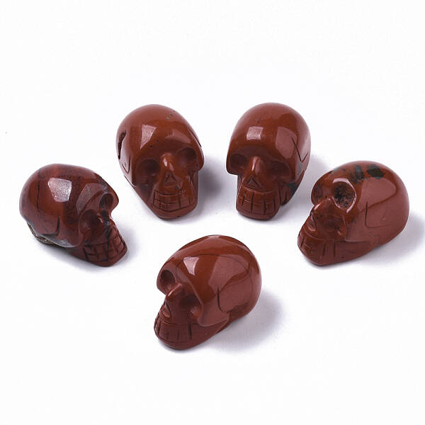 Halloween Natural Red Jasper Beads