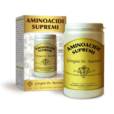 Dr Giorgini Supreme Amino Acids 200g - 400 tablets of 500mg
