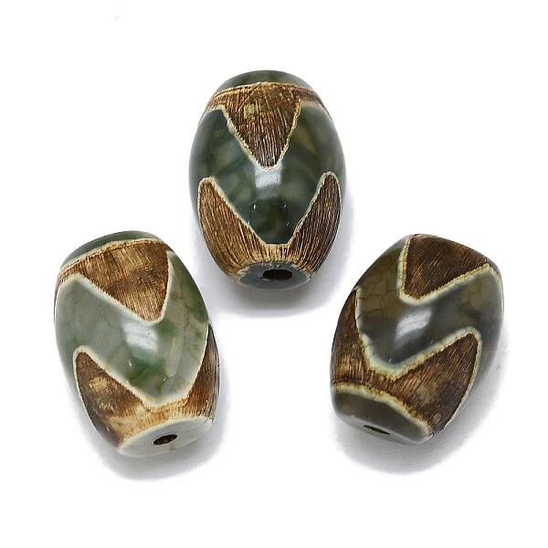 Tibetan Style dZi Beads