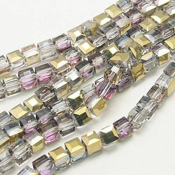 Electroplate Glass Beads Strands