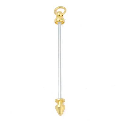 Alloy Bar Beadable Keychain for Jewelry Making DIY Crafts