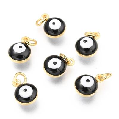 Brass Enamel Charms