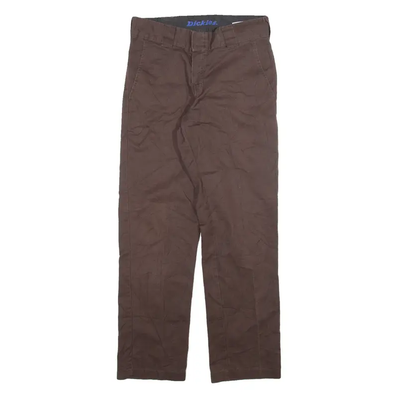 DICKIES Mens Trousers Grey Regular Straight W28 L30