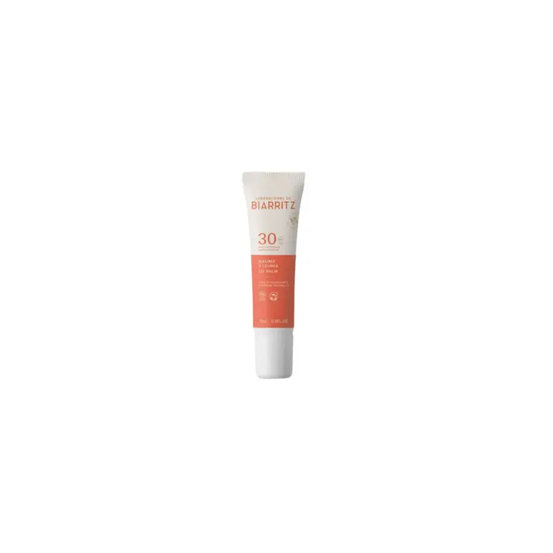 Laboratoires De Biarritz Solari Organic Lip Balm SPF30 High Protection 15ml