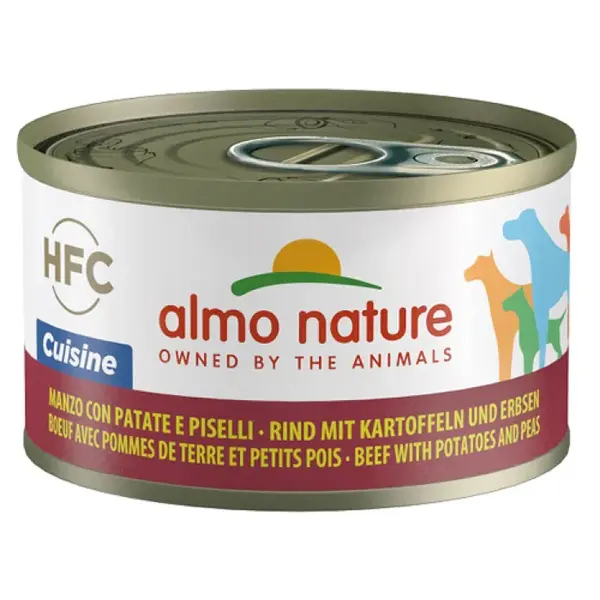 Almo nature HFC Natural Beef with Potatoes and Peas - 95GR