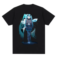 Hatsune Miku Anime Graphic T-Shirt - Unisex Fashion Tee for Men and Women, Perfect Gift for Anime Fans, Vibrant Design, Comfo...