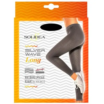 Solidea Silver Wave Long Anti-cellulite shaping leggings Navy Blue S