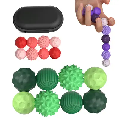 Silicone Ball Fidgeting Relax Toys with Elastic Texture Assorted Colors Stress Relief Toys for Adults & Teens Mother's Day Gi...