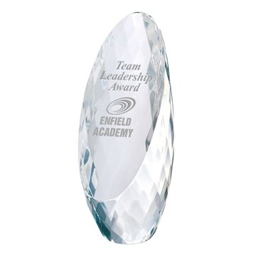 1 Promotional Pescara Diamond-Cut Egg Inspired Award - Crystal