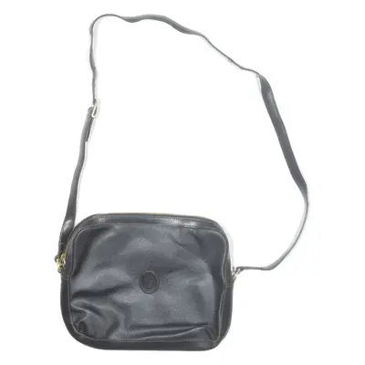Womens Shoulder Bag Black Leather 90s