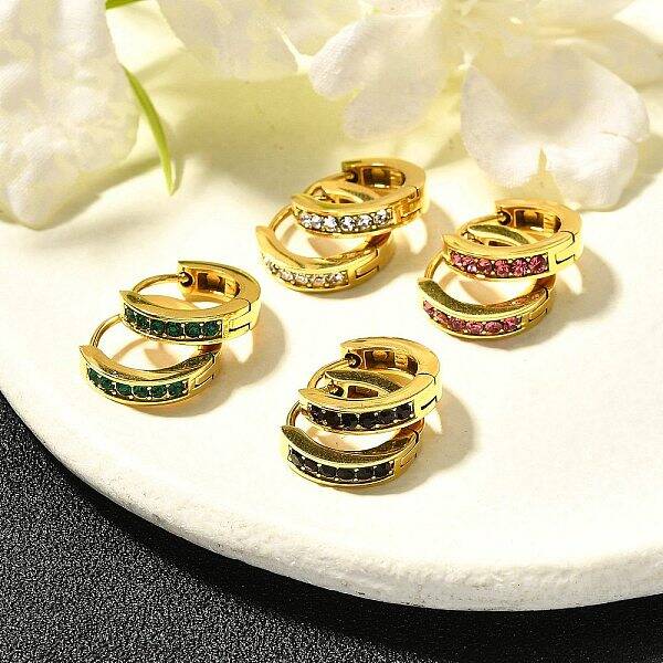 304 Stainless Steel Hoop Earrings for Women