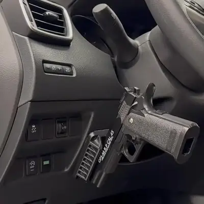 Car Pistol Mount, Car Pistol Holder, Universal Car Interior Accessories for Car, Car Phone Stand, Convenient Quick Removal Pi...