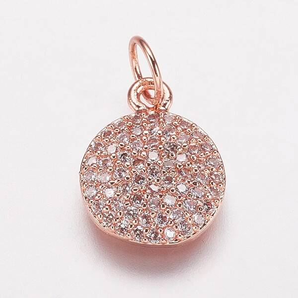 Brass Cubic Zirconia Charms