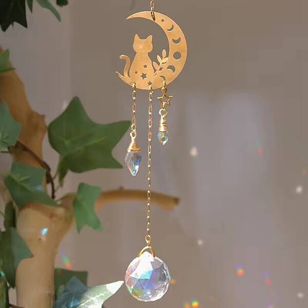 Teardrop Glass Suncatchers