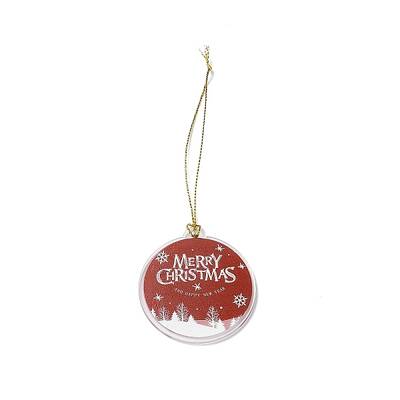 Christmas Theme Acrylic Pendant Decoration