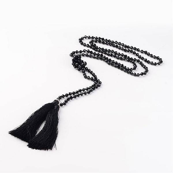 Adjustable Glass Beaded Lariat Necklaces