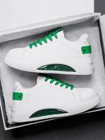 Men's Sporty Lace Up Low Top Skate Shoes, Casual Comfortable Breathable Skateboarding Shoes, Fashionable Sports Shoes for Dai...
