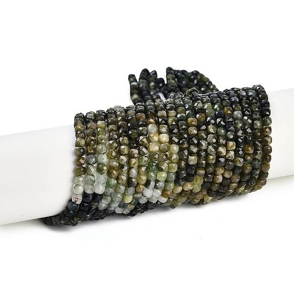 Natural Green Tourmaline Beads Strands