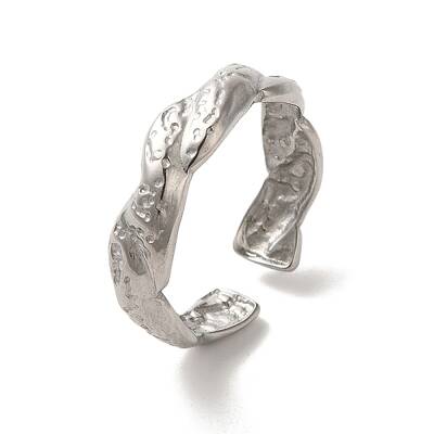 Non-Tarnish 304 Stainless Steel Open Cuff Ring
