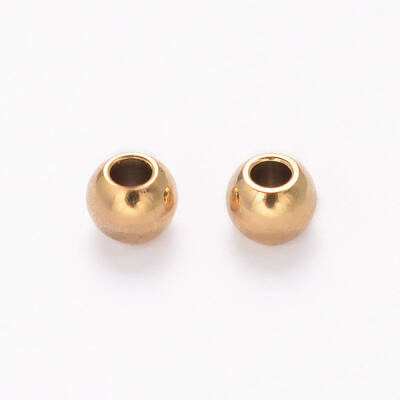 Ion Plating(IP) 304 Stainless Steel Spacer Beads
