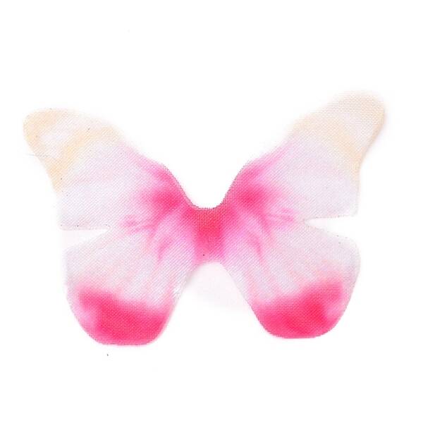 Gradient Color Cloth Butterfly Ornaments