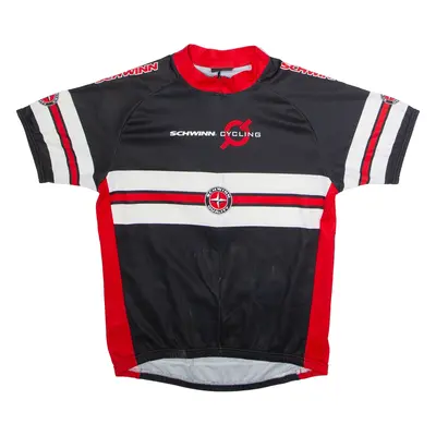 SCHWINN Cycling Mens Jersey Black 1/2 Zip M