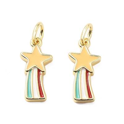 Brass Enamel Charms
